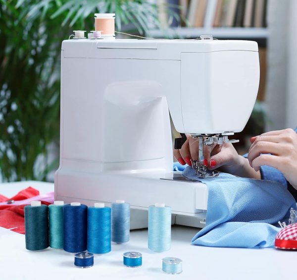 ilauke 700Yards Sewing Thread, 72Pcs Prewound Bobbins and Thread Spools per Polyester Sewing Thread Spools, 36Colors Machine Thread for Sewing Brother Singer Janome Machine with Sewing Supplies - Image 6