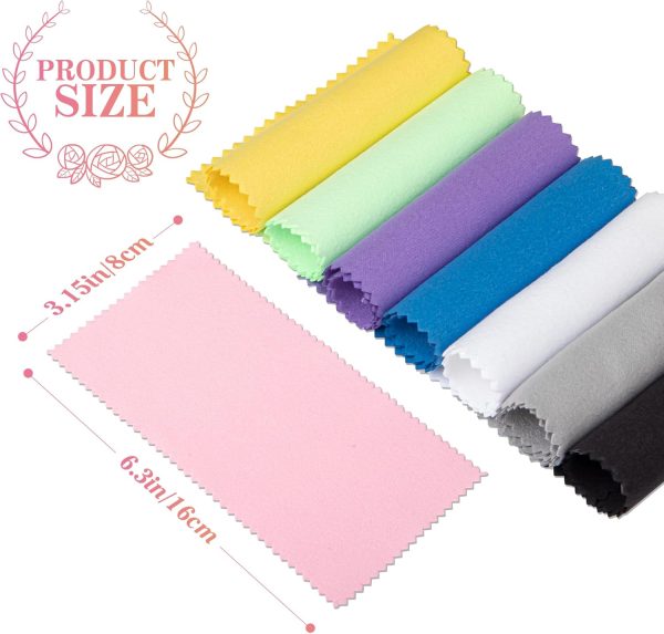 8x16cm Jewelry Cleaning Cloth - 30 Pcs Individually Wrapped Silver Polishing Cloth for Jewelry Polishing Cloth for Sterling Silver | Gold | Brass | Platinum - Image 2